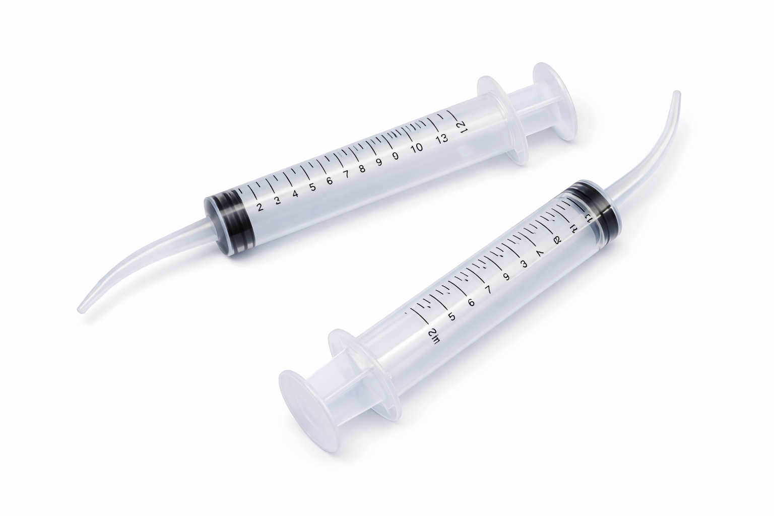 Disposable Utility Syringe, Curved Tip