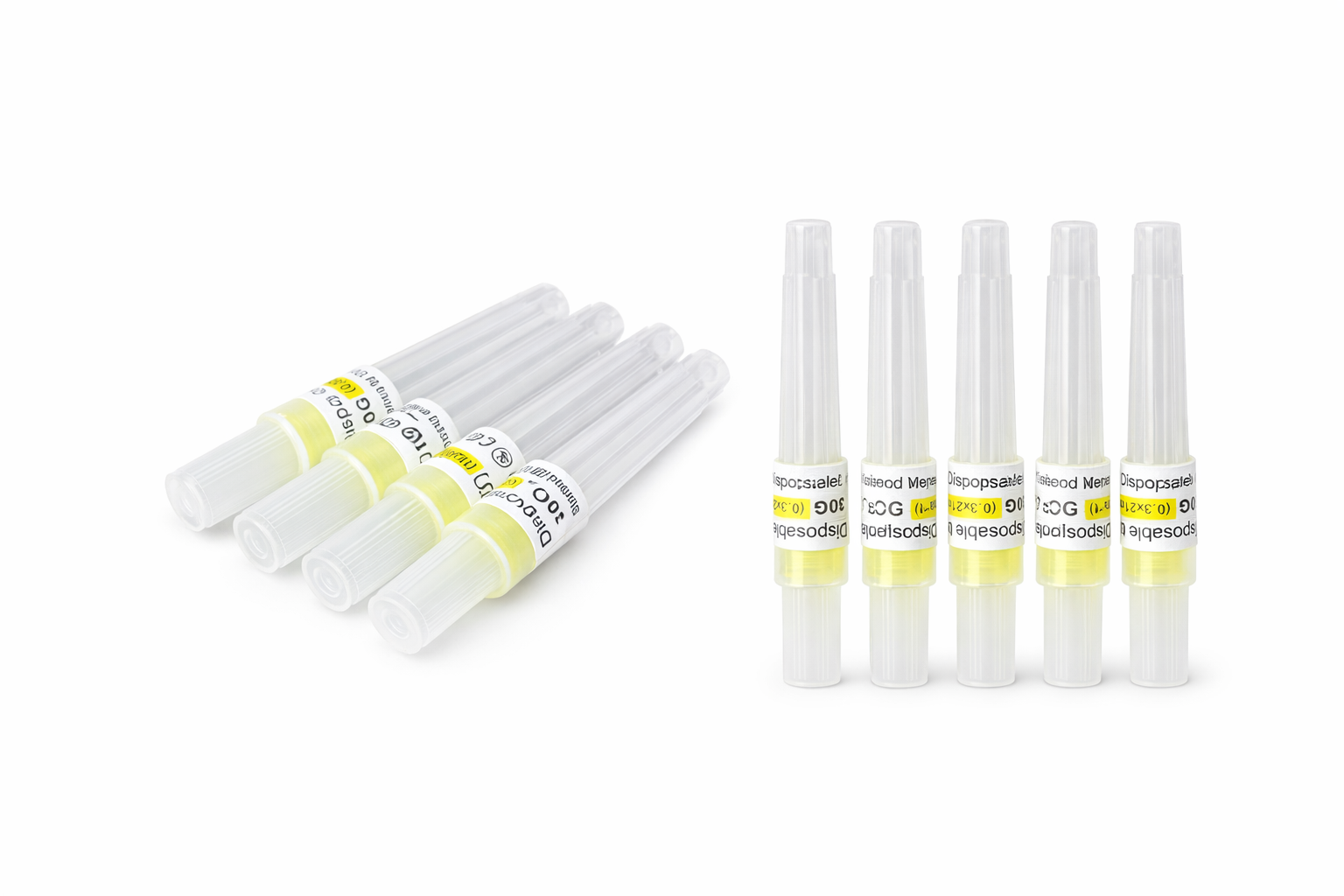 Dental Hypodermic Needles, Plastic Hub, Short